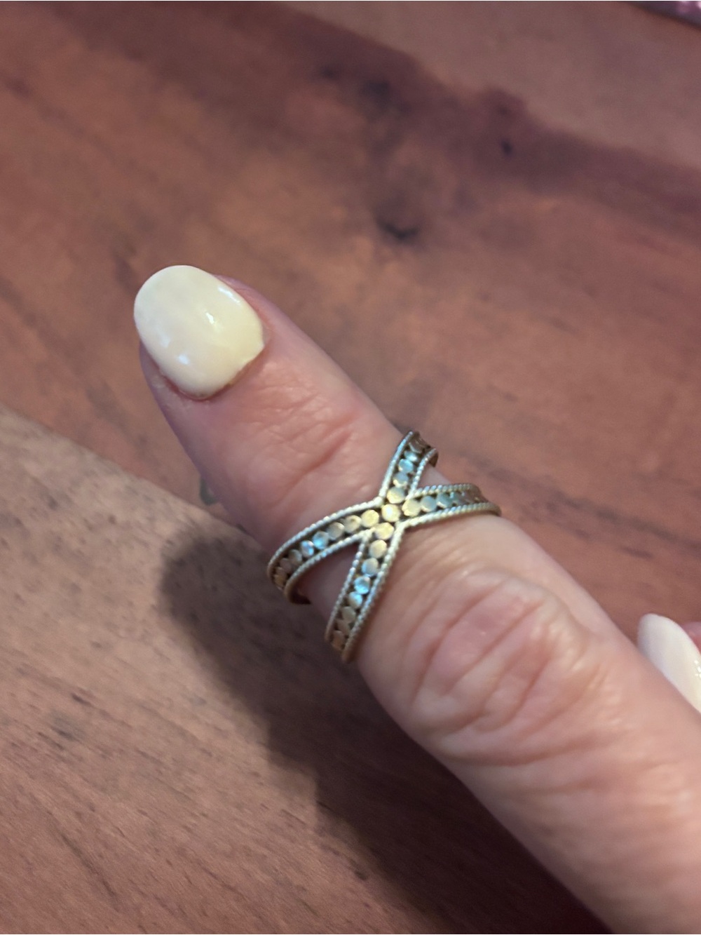 Anna Beck criss cross ring